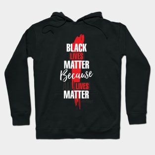 Black Lives Matter TOO (Black) Hoodie